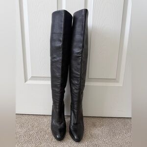 Giuseppe Zanotti Black Over the Knee Boots